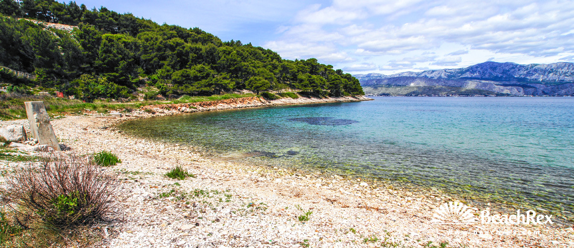 Croatia - Dalmatia  Split - Island Brač -  Postira - Beach Trstena