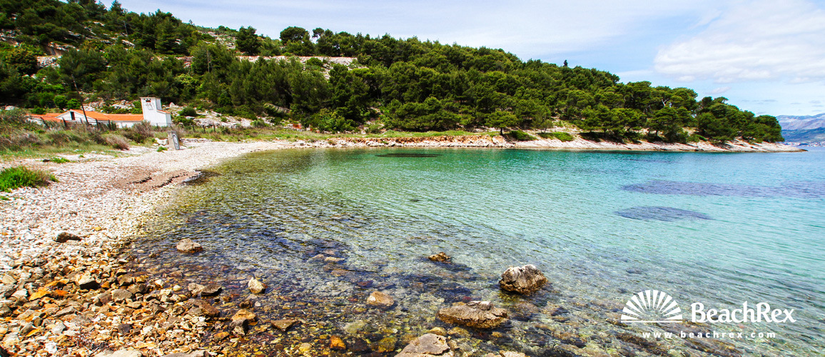 Croatia - Dalmatia  Split - Island Brač -  Postira - Beach Trstena