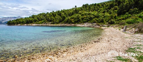 Croatia - Dalmatia  Split - Island Brač -  Postira - Beach Trstena