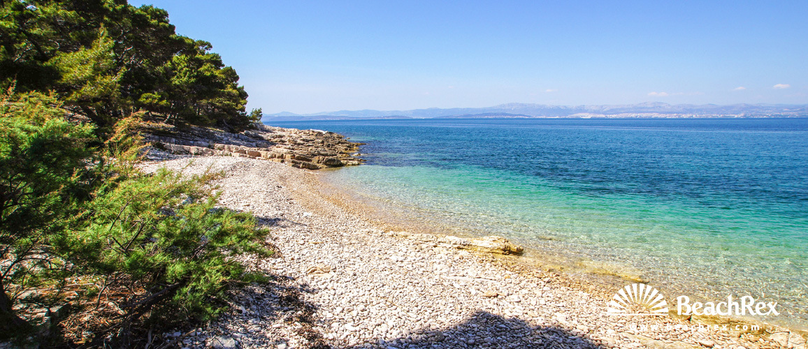 Croatia - Dalmatia  Split - Island Brač -  Sutivan - Beach Erot