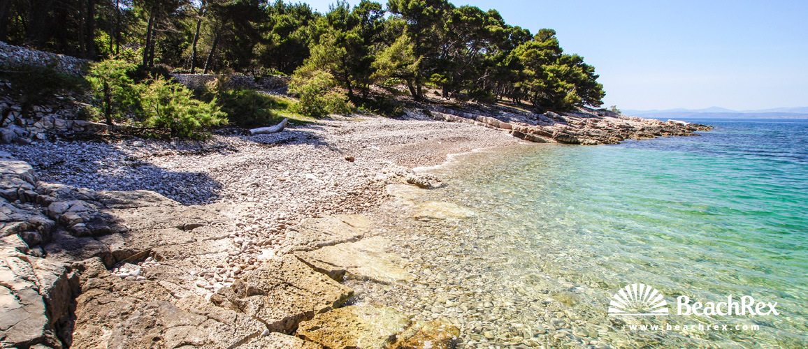 Croatia - Dalmatia  Split - Island Brač -  Sutivan - Beach Erot