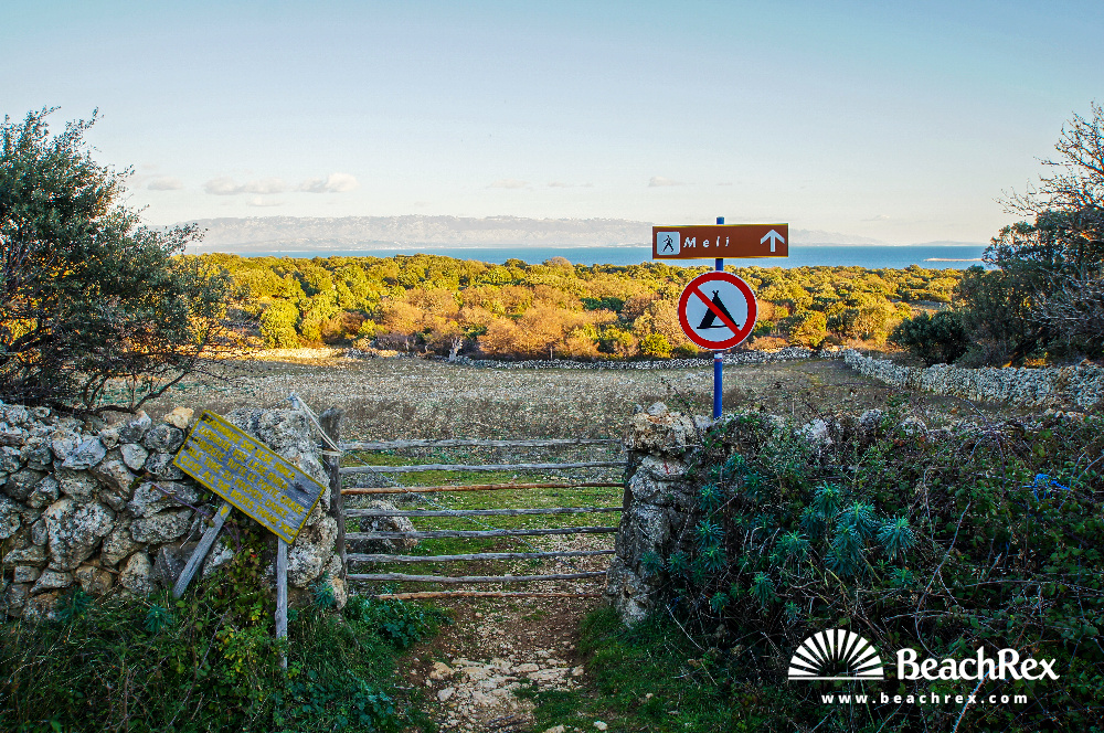 Croatie - Kvarner - Ile Cres -  Belej - Plage Meli