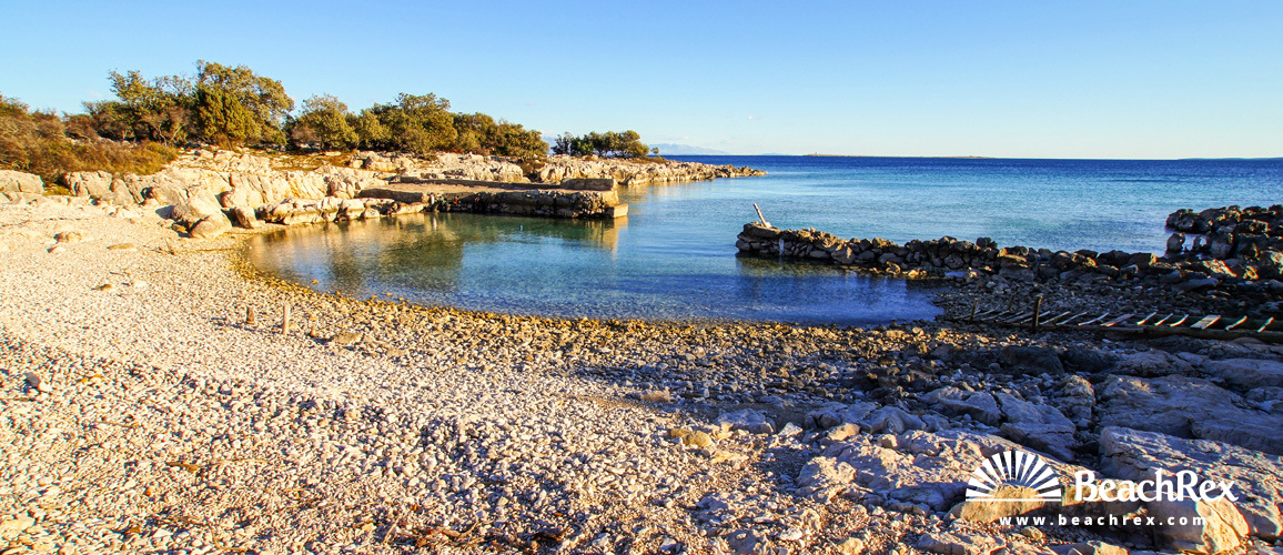 Croatie - Kvarner - Ile Cres -  Belej - Plage Lučica