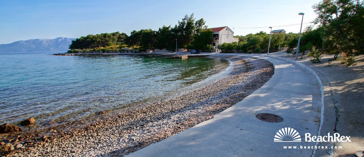 Croatia - Dalmatia  Split - Island Hvar -  Sućuraj - Beach Česminica