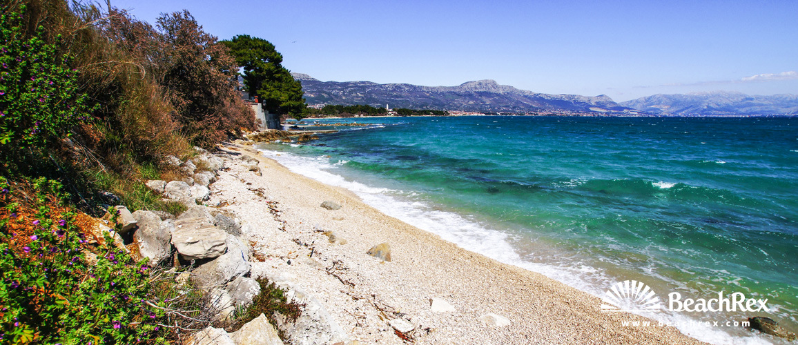 Croatia - Dalmatia  Split -  Kaštel Štafilić - Beach Hrvatica