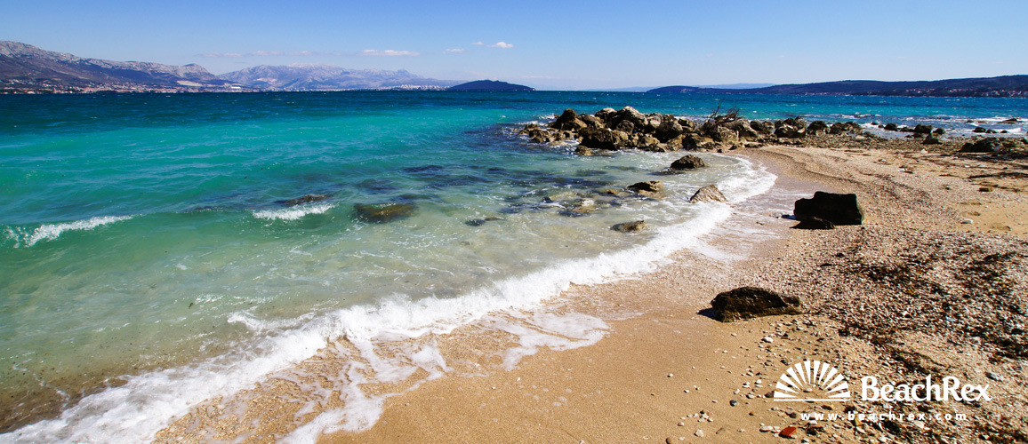 Croatia - Dalmatia  Split -  Kaštel Štafilić - Beach Hrvatica