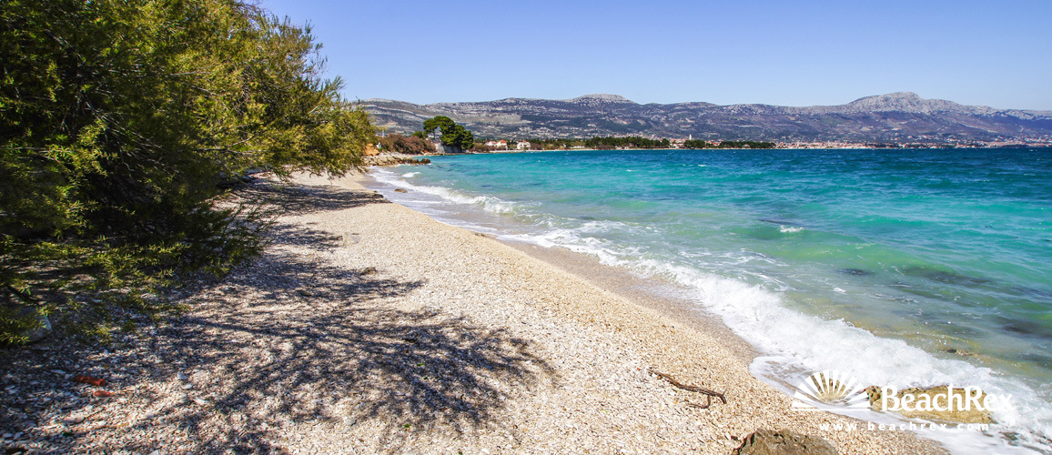 Croatia - Dalmatia  Split -  Kaštel Štafilić - Beach Hrvatica