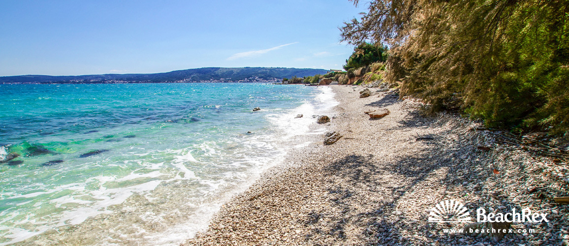 Croatia - Dalmatia  Split -  Kaštel Štafilić - Beach Hrvatica