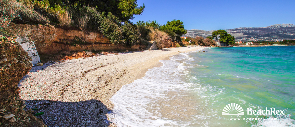 Croatia - Dalmatia  Split -  Kaštel Štafilić - Beach Hrvatica