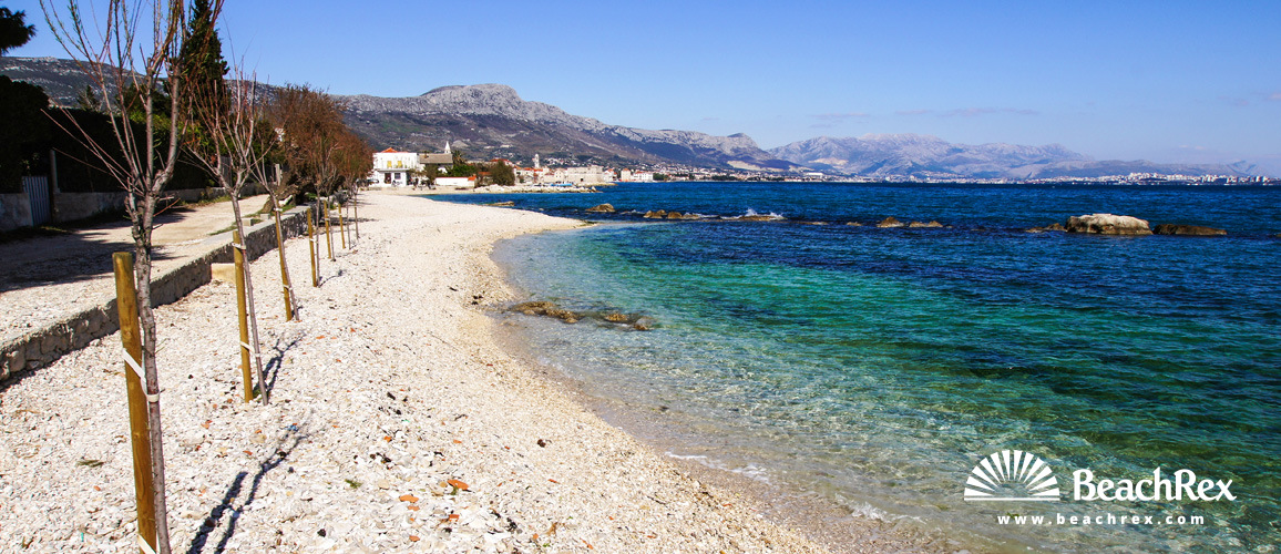 Croatia - Dalmatia  Split -  Kaštel Štafilić - Beach Bile