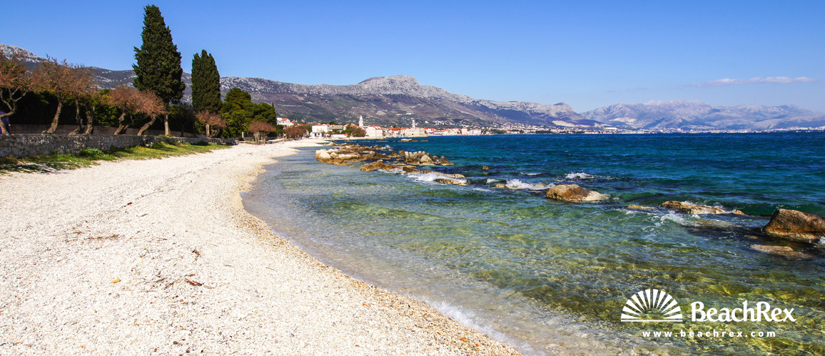 Croatia - Dalmatia  Split -  Kaštel Štafilić - Beach Bile