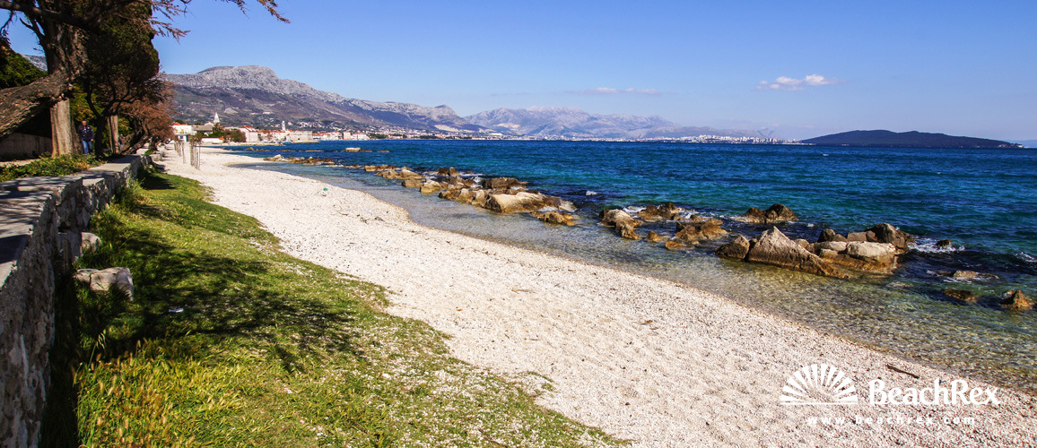 Croatia - Dalmatia  Split -  Kaštel Štafilić - Beach Bile