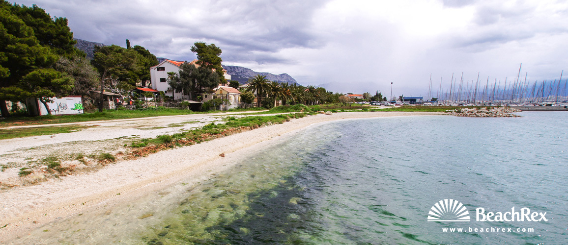 Croatia - Dalmatia  Split -  Kaštela - Beach Kaštel Gomilica
