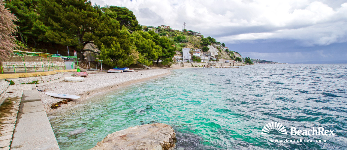 Croatia - Dalmatia  Split -  Jesenice - Beach Krilo