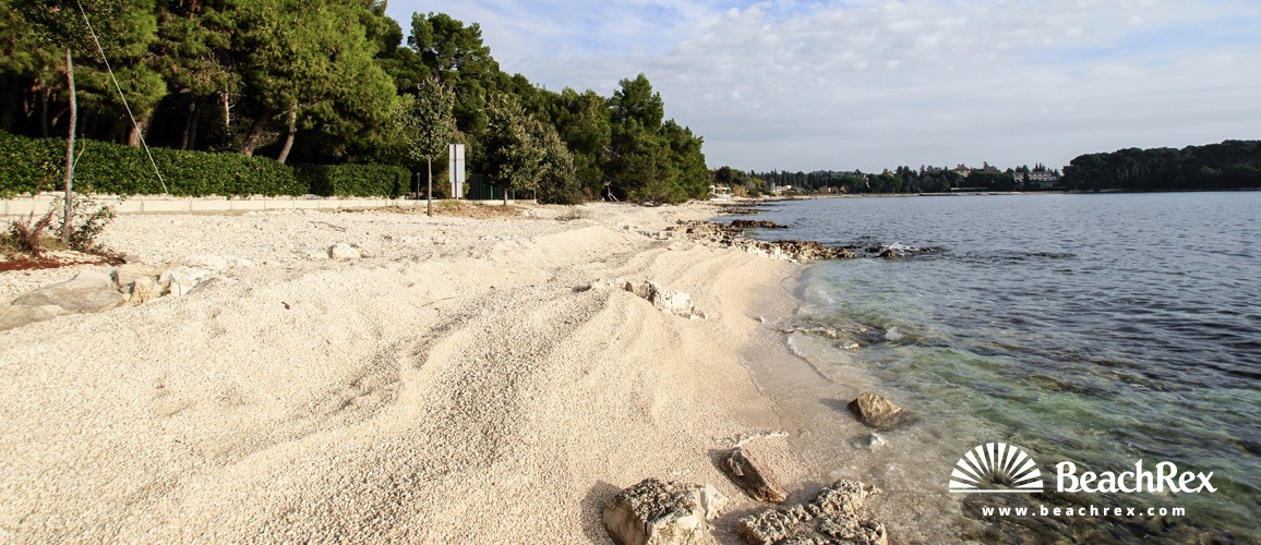 Kroatien - Istra -  Rovinj - Strand Valdaliso