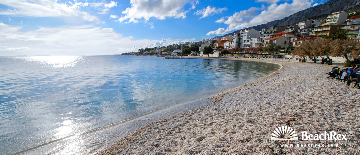 Croatia - Dalmatia  Split -  Dugi Rat - Beach Dugi Rat