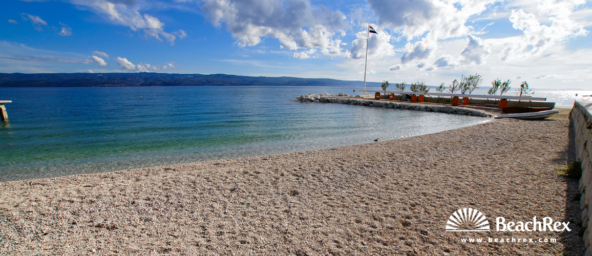 Croatia - Dalmatia  Split -  Dugi Rat - Beach Dugi Rat