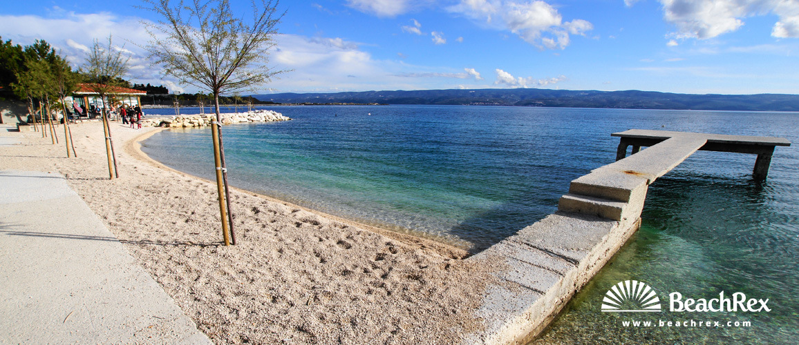 Croatia - Dalmatia  Split -  Dugi Rat - Beach Dugi Rat