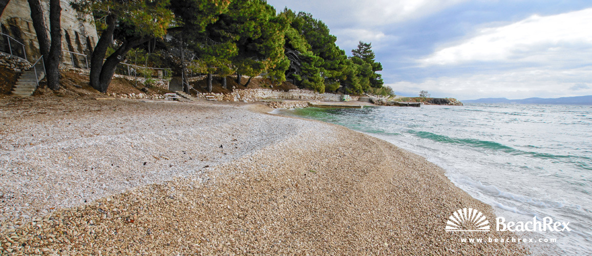 Croatia - Dalmatia  Split -  Lokva Rogoznica - Beach Ruskamen
