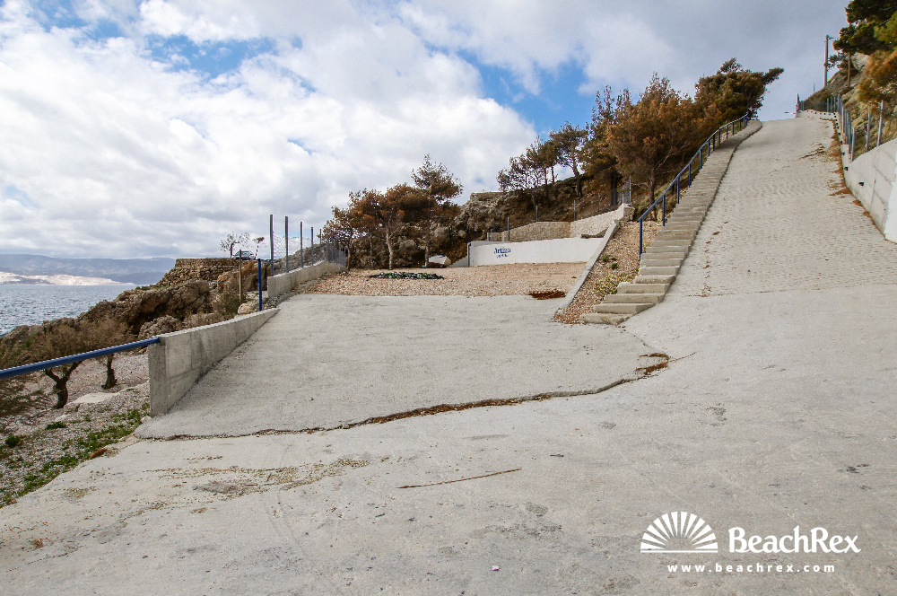 Croatia - Dalmatia  Split -  Lokva Rogoznica - Beach Artina