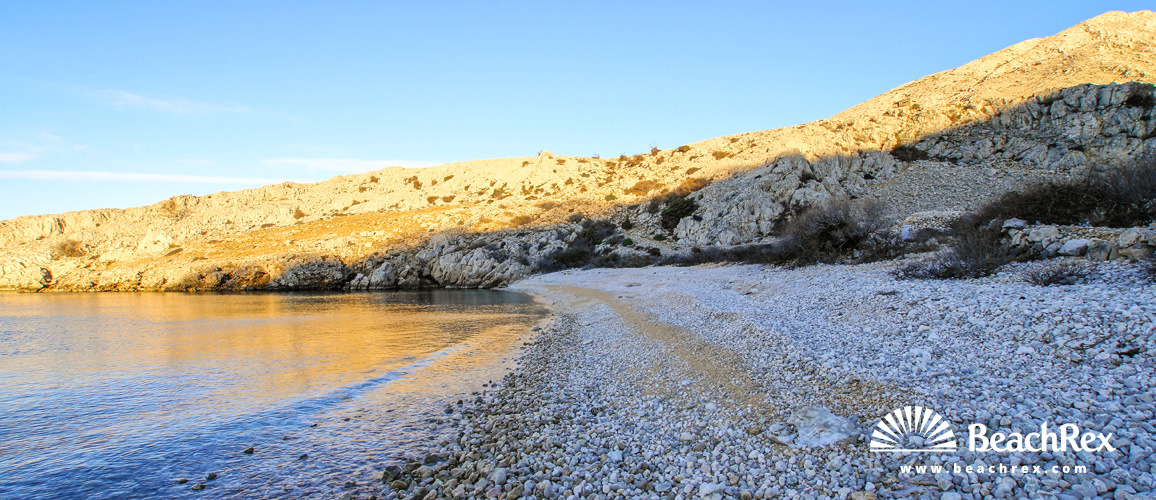 Croazia - Kvarner - Isola Krk -  Stara Baška - Spiaggia Surbova