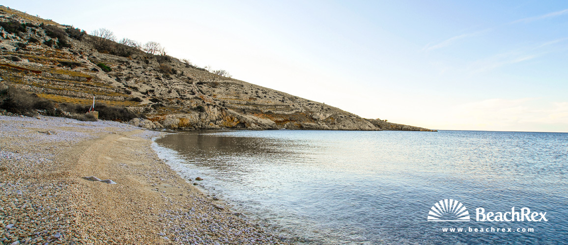 Croazia - Kvarner - Isola Krk -  Stara Baška - Spiaggia Surbova