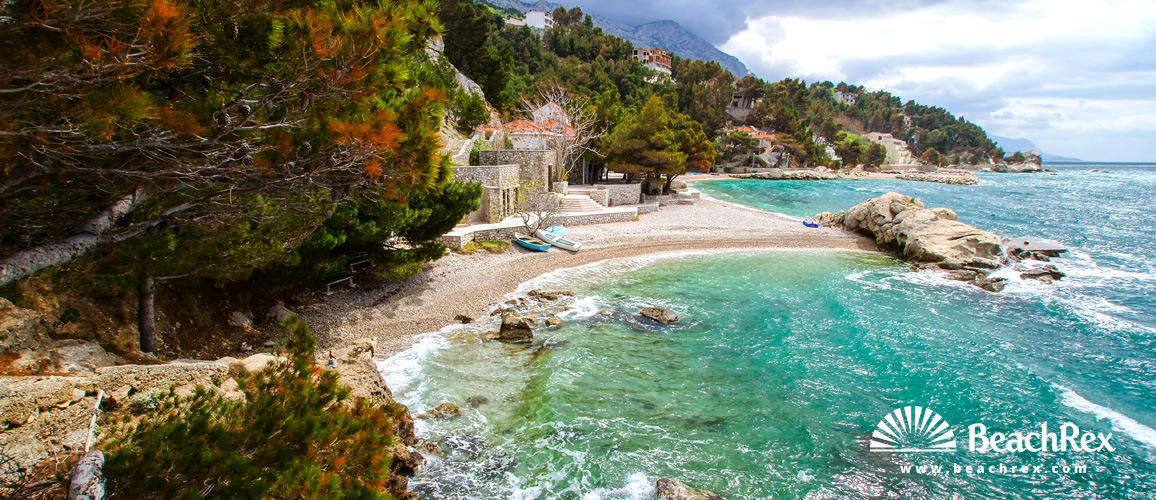 Croatia - Dalmatia  Split -  Brela - Beach Jakiruša