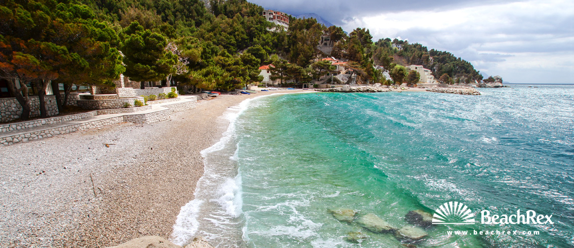 Croatia - Dalmatia  Split -  Brela - Beach Jakiruša