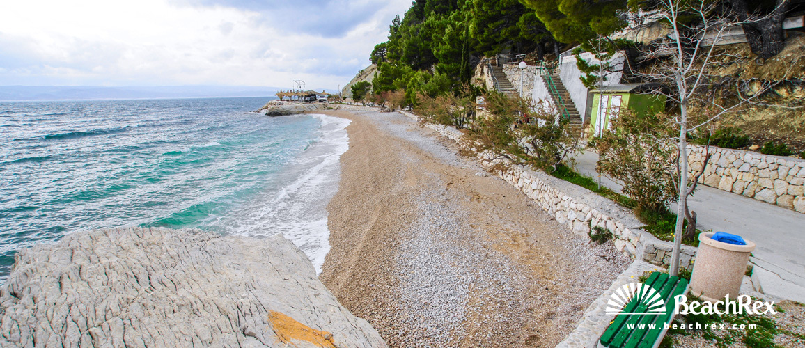 Croatia - Dalmatia  Split -  Brela - Beach Stomarica