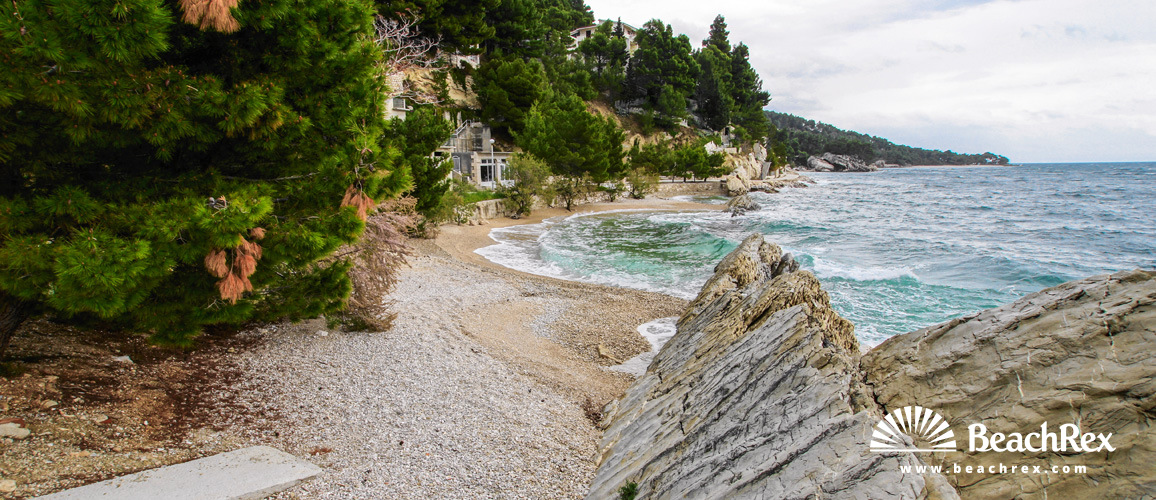 Croatia - Dalmatia  Split -  Brela - Beach Sulica