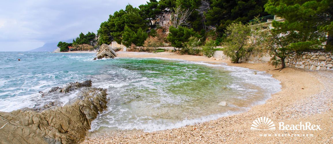 Croatia - Dalmatia  Split -  Brela - Beach Sulica