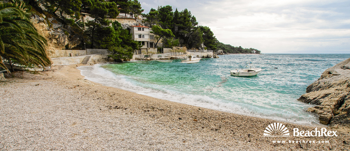 Croatia - Dalmatia  Split -  Brela - Beach Podrače