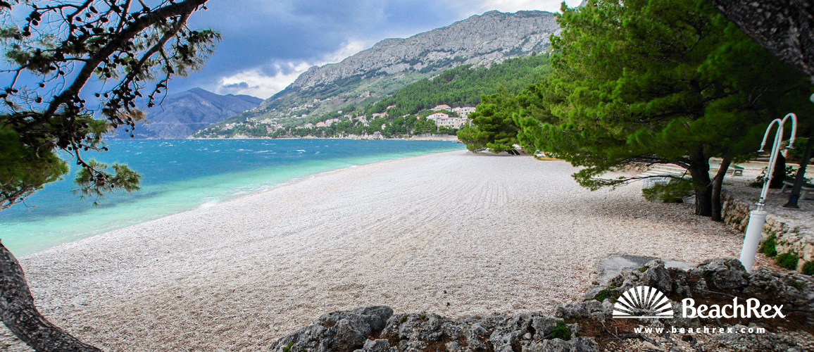 Croatia - Dalmatia  Split -  Brela - Beach Punta Rata