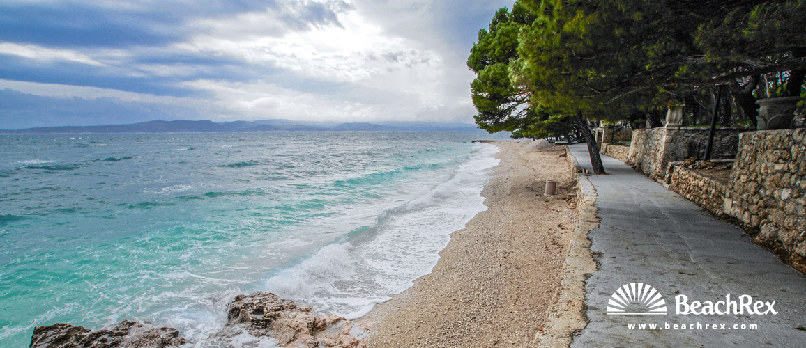 Croatia - Dalmatia  Split -  Brela - Beach Punta Rata