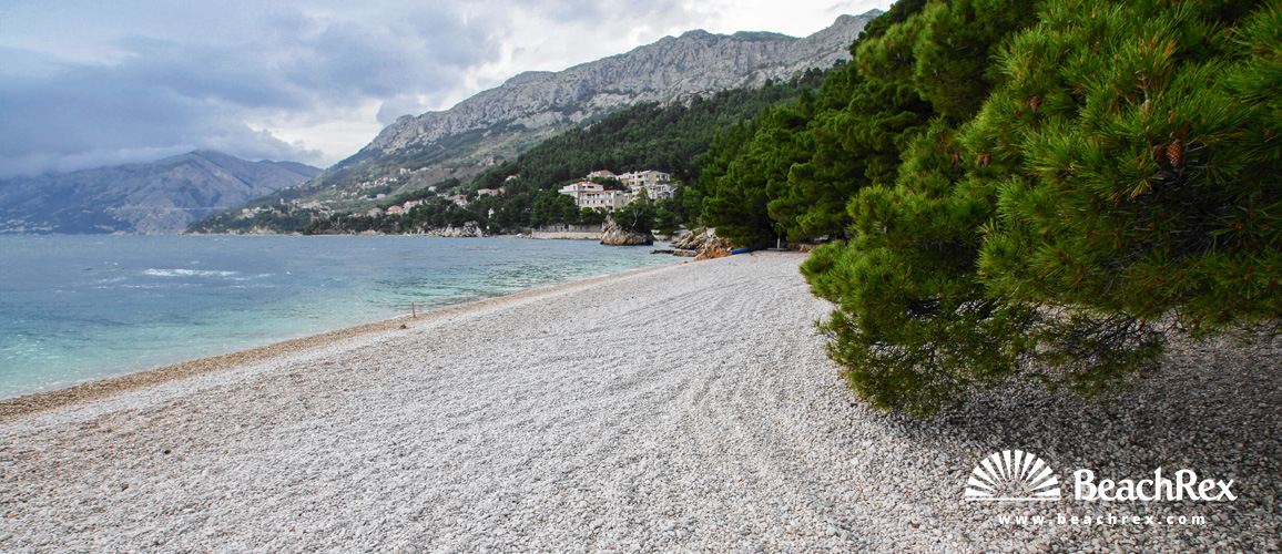 Croatia - Dalmatia  Split -  Brela - Beach Punta Rata