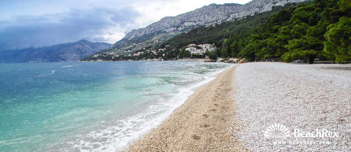 Croatia - Dalmatia  Split -  Brela - Beach Punta Rata