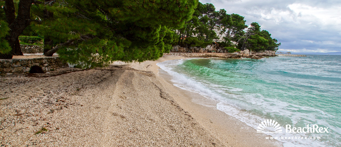 Kroatien - Dalmatien  Split -  Brela - Strand Maestral