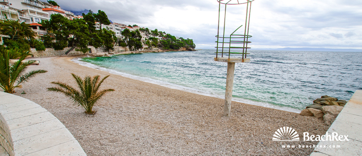Croatia - Dalmatia  Split -  Brela - Beach Lučica