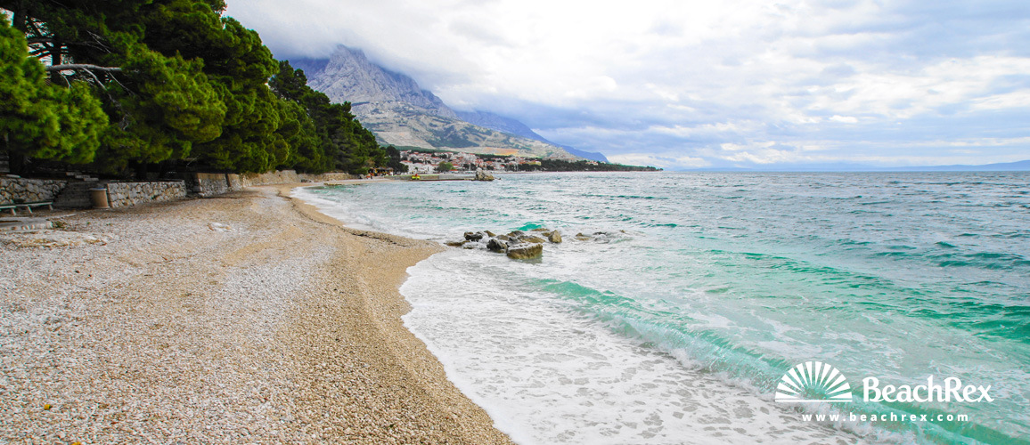 Croatia - Dalmatia  Split -  Baška Voda - Beach Ikovac