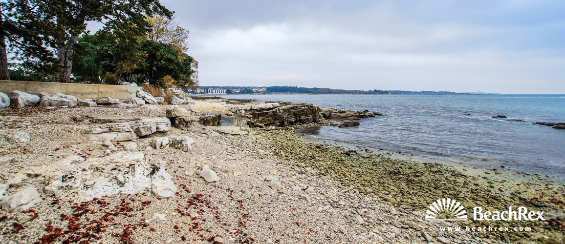 Croatie - Istra -  Zambratija - Plage Zambratija