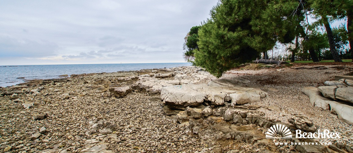 Croatie - Istra -  Zambratija - Plage Zambratija