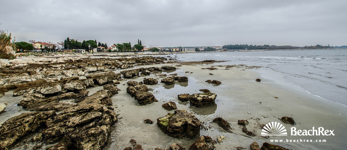 Croatie - Istra -  Zambratija - Plage Zambratija