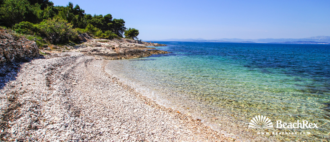 Croatia - Dalmatia  Split - Island Brač -  Sutivan - Beach Justitija