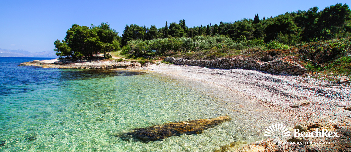 Croatia - Dalmatia  Split - Island Brač -  Sutivan - Beach Justitija