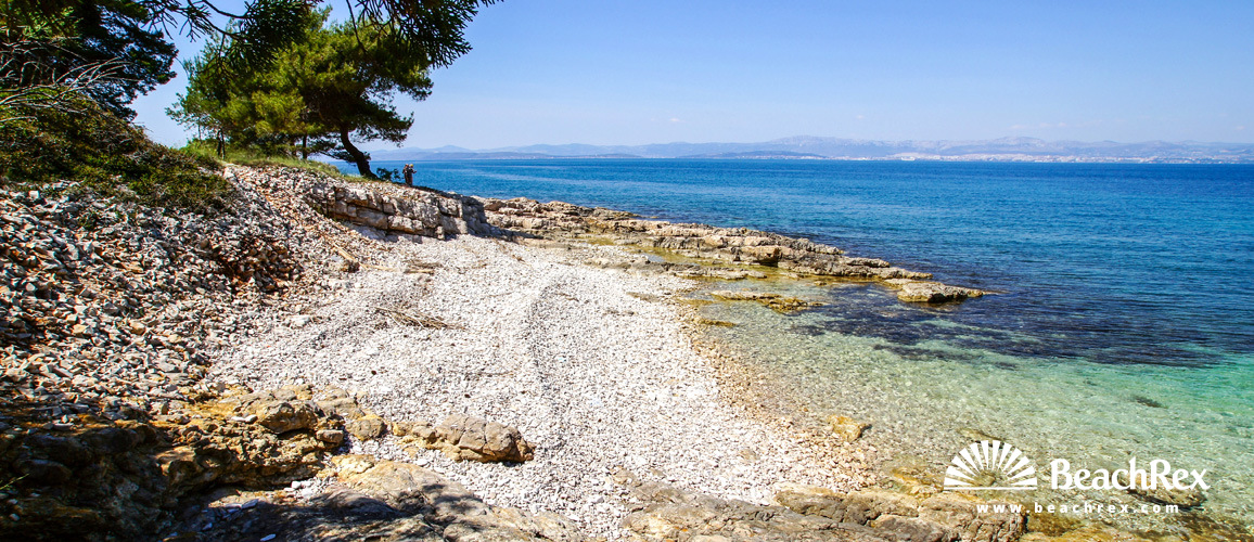 Croatia - Dalmatia  Split - Island Brač -  Sutivan - Beach Justitija