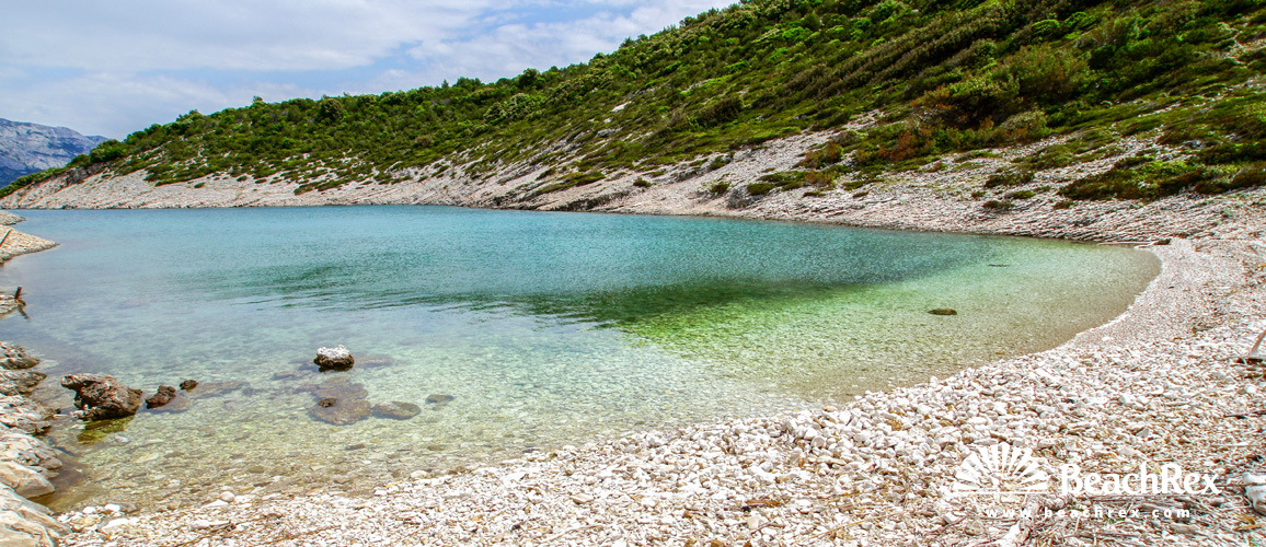 Croatie - Dalmatie  Split - Ile Brač -  Pučišća - Plage Konopjik