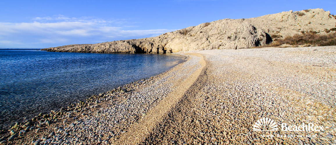 Croazia - Kvarner - Isola Krk -  Stara Baška - Spiaggia Zala
