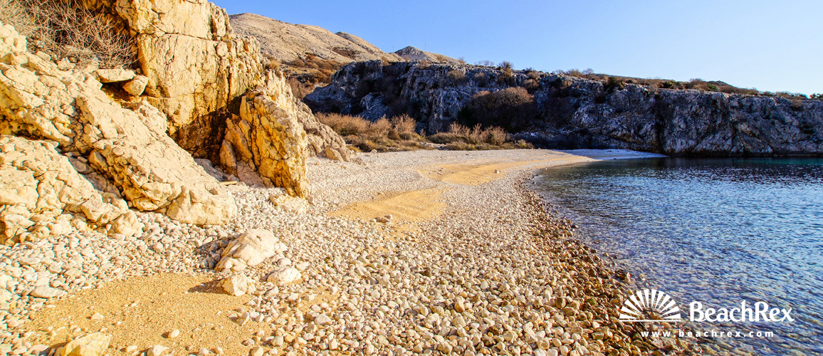 Croazia - Kvarner - Isola Krk -  Stara Baška - Spiaggia Zala