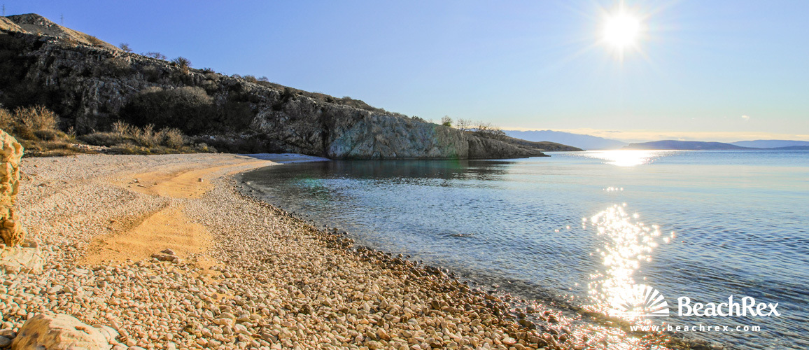 Croazia - Kvarner - Isola Krk -  Stara Baška - Spiaggia Zala