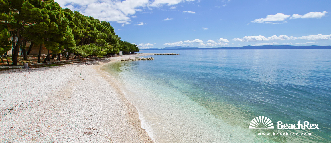 Croatia - Dalmatia  Split -  Krvavica - Beach Krvavica